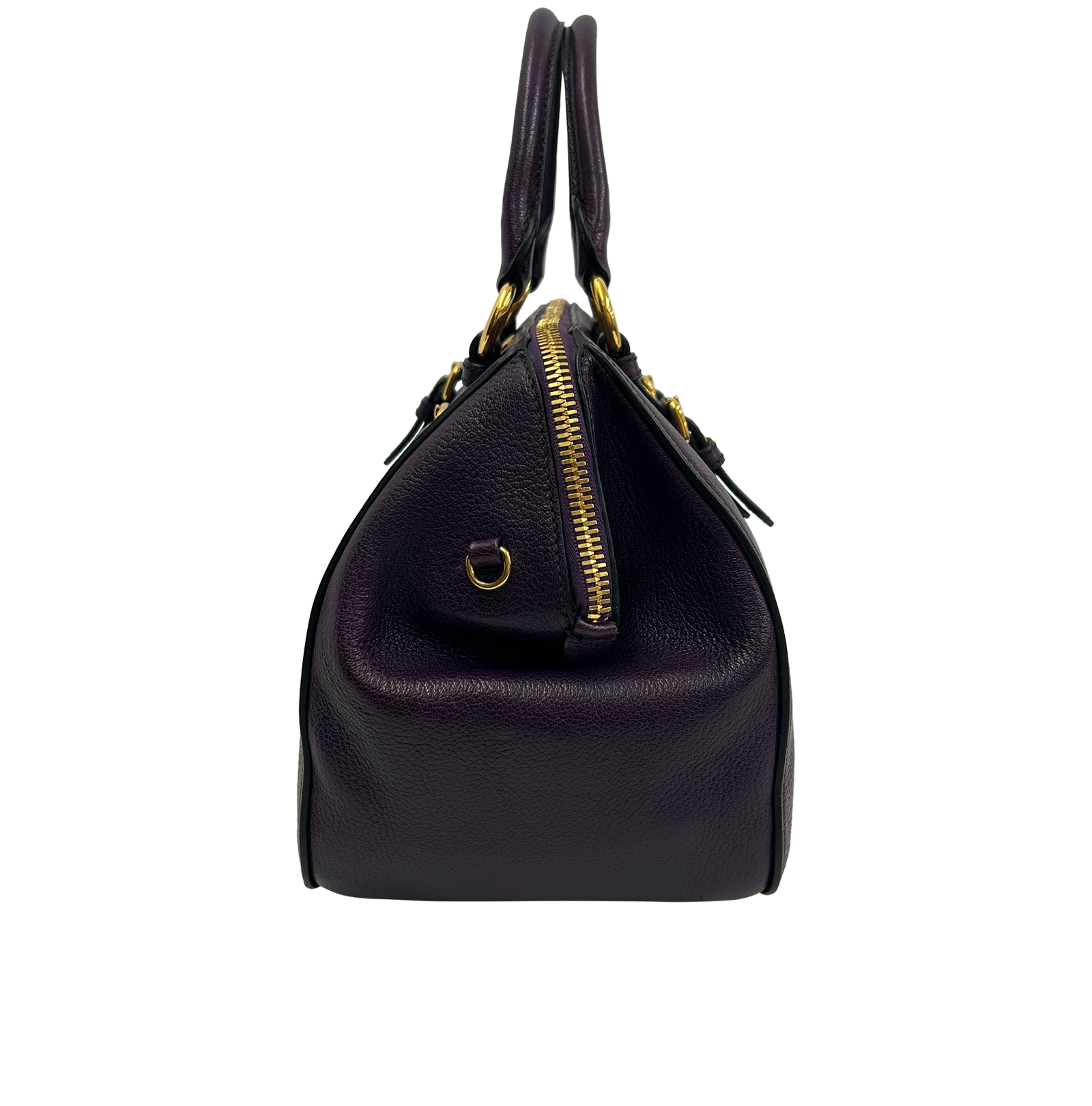 Madras Doctor Bag con Correa, 420&euro;, Bolso, Morado, Animal - Piel, Vista inferior